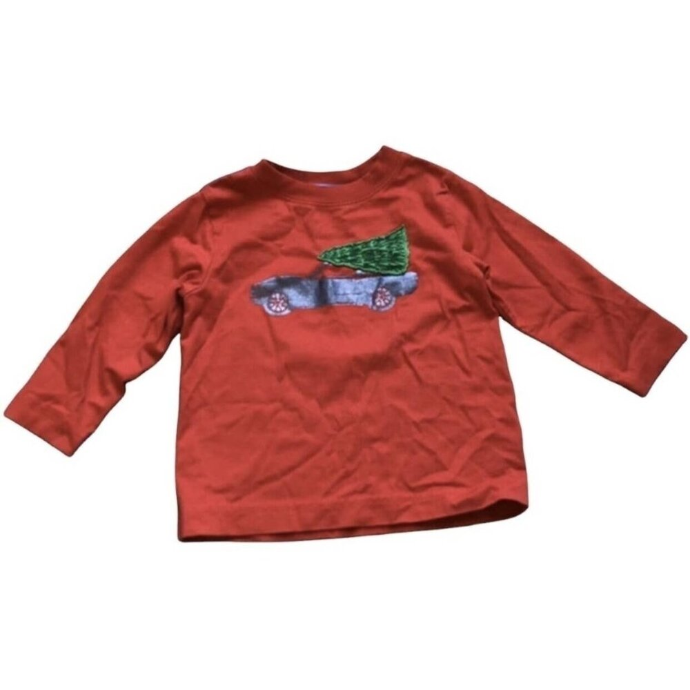 Hanna Andersson Christmas Tree Long Sleeve Tee